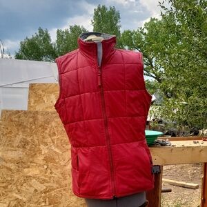 Route 66 Red Quilted Vest
